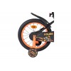 Volare Strike Kinderfiets Jongens 16 inch Zwart Oranje | Twee Handremmen