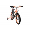 Volare Strike Kinderfiets Jongens 16 inch Zwart Oranje | Twee Handremmen