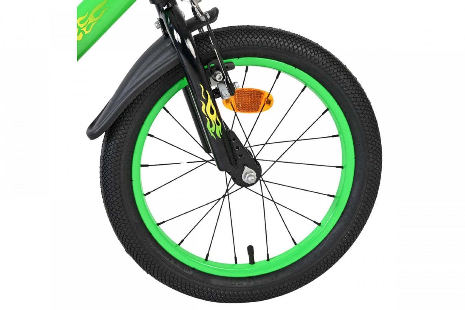 Volare Strike Kinderfiets Jongens 16 inch Zwart Groen