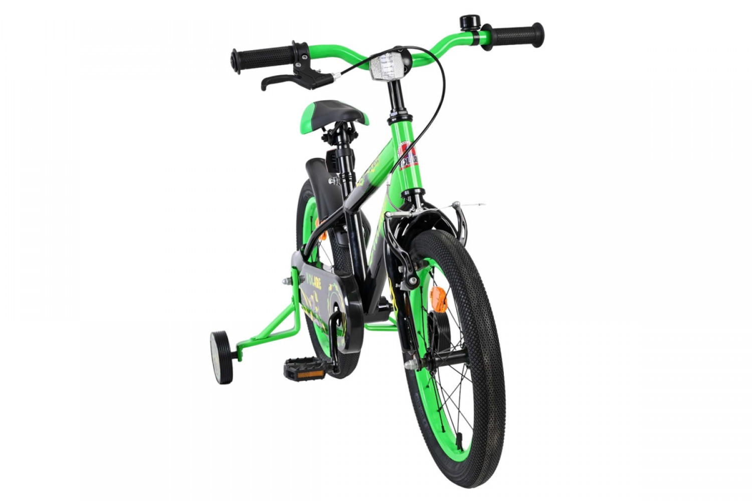 Volare Strike Kinderfiets Jongens 16 inch Zwart Groen
