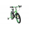 Volare Strike Kinderfiets Jongens 16 inch Zwart Groen | Twee Handremmen