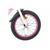 Volare Lily Kinderfiets Meisjes 16 inch Wit Roze Paars | Twee Handremmen