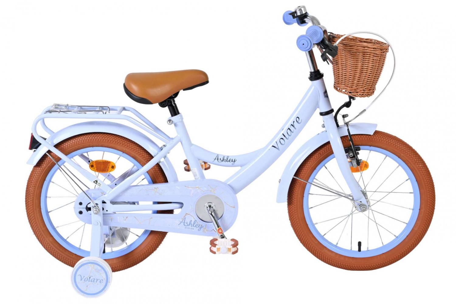 Volare Ashley Kinderfiets Meisjes 16 inch Pastel Blauw