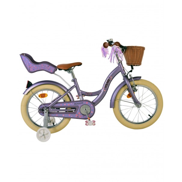 Volare Blossom Kinderfiets Meisjes 16 Inch Paars Volare Blossom Kinderfiets Meisjes 16 Inch Paars