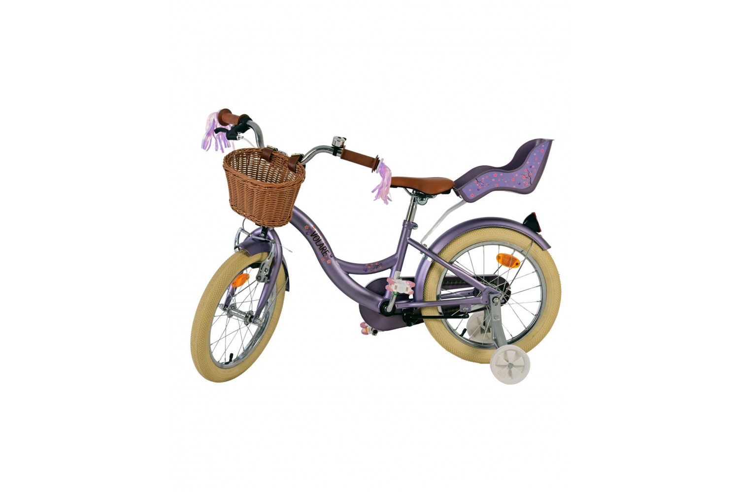 Volare Blossom Kinderfiets Meisjes 16 Inch Paars