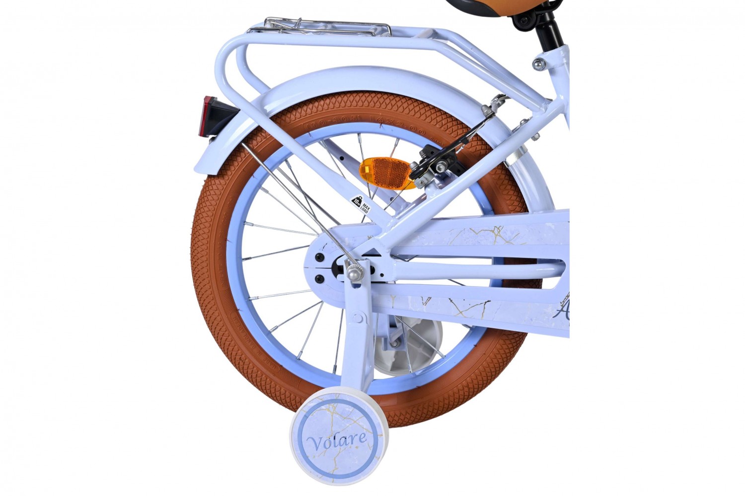 Volare Ashley Kinderfiets Meisjes 16 inch Pastel Blauw | 2 Handremmen (Geen terugtraprem) Volare Ashley Kinderfiets Meisjes 16 inch Pastel Blauw | 2 Handremmen (Geen terugtraprem)