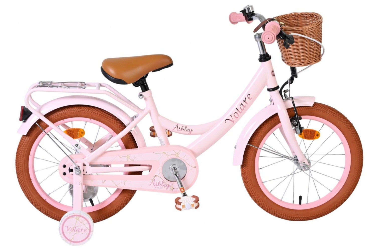 Volare Ashley Kinderfiets Meisjes 16 inch Roze