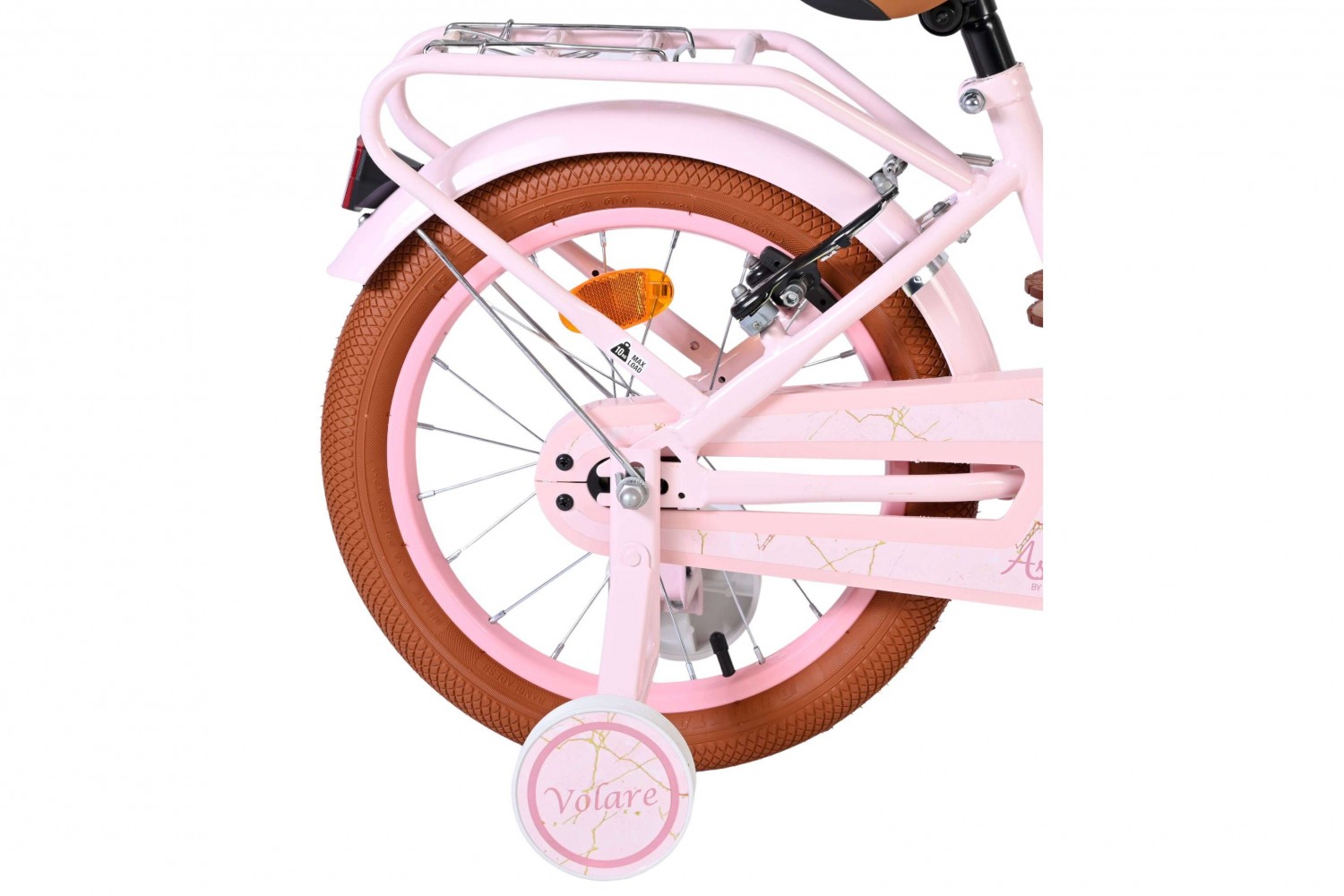 Volare Ashley Kinderfiets Meisjes 16 inch Roze | 2 Handremmen (Geen terugtraprem) Volare Ashley Kinderfiets Meisjes 16 inch Roze | 2 Handremmen (Geen terugtraprem)