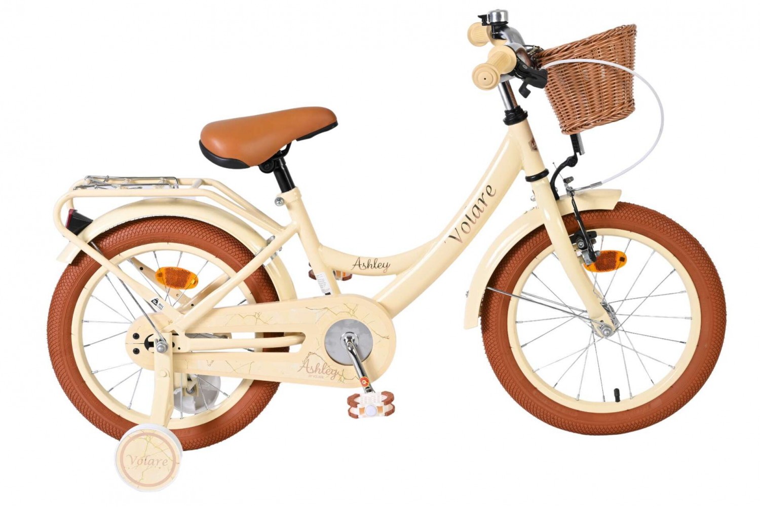 Volare Ashley Kinderfiets Meisjes 16 inch Creme