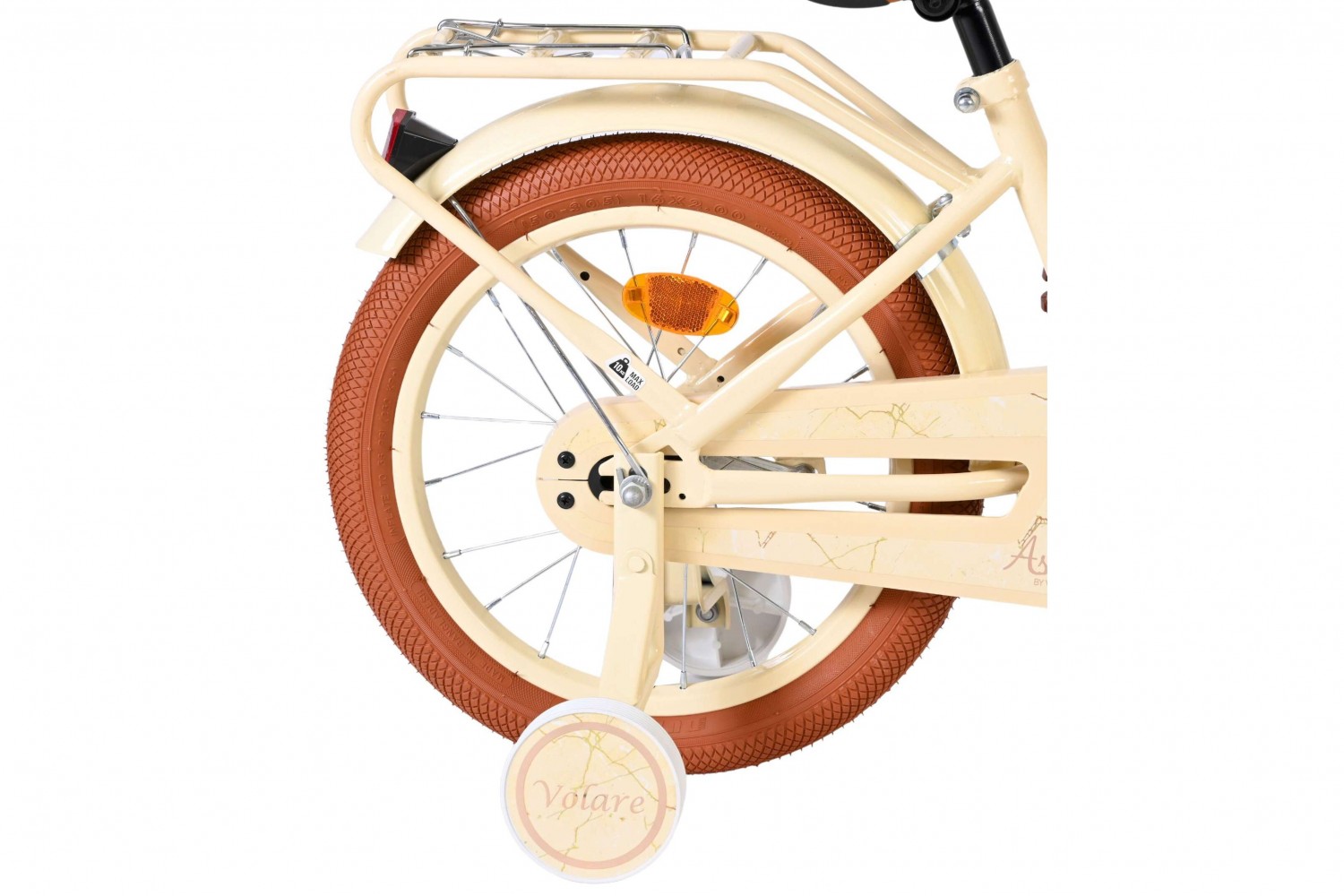 Volare Ashley Kinderfiets Meisjes 16 inch Creme