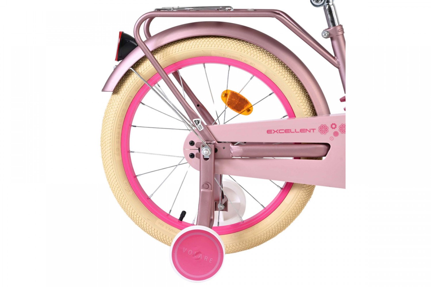 Volare Excellent Kinderfiets Meisjes 18 inch Mat Roze