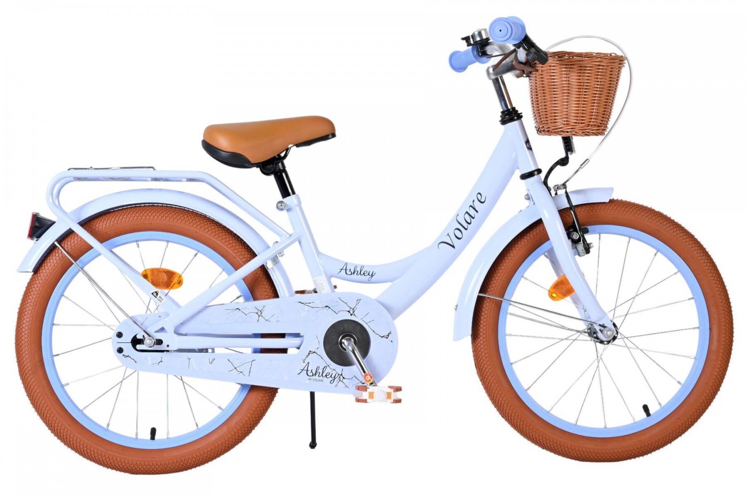Volare Ashley Kinderfiets Meisjes 18 inch Pastel Blauw Volare Ashley Kinderfiets Meisjes 18 inch Pastel Blauw
