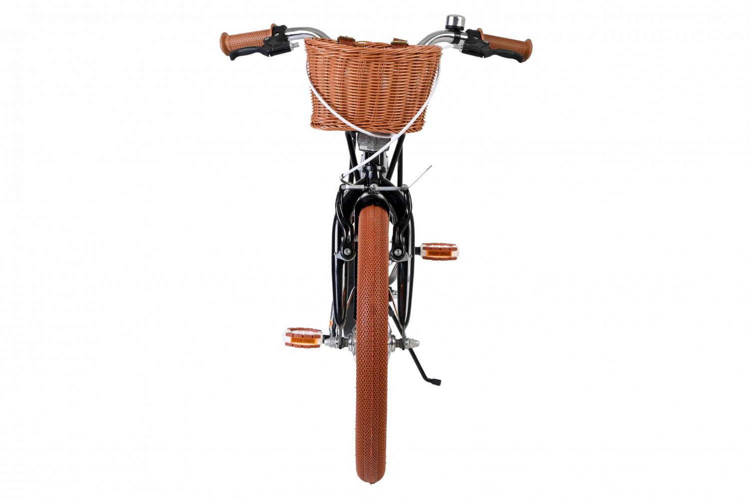 Volare Ashley Kinderfiets Meisjes 18 inch Zwart | 2 Handremmen (Geen terugtraprem)