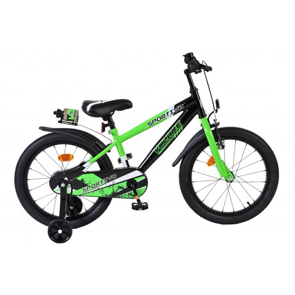 Volare Sportivo Kinderfiets Jongens 18 inch Groen Zwart