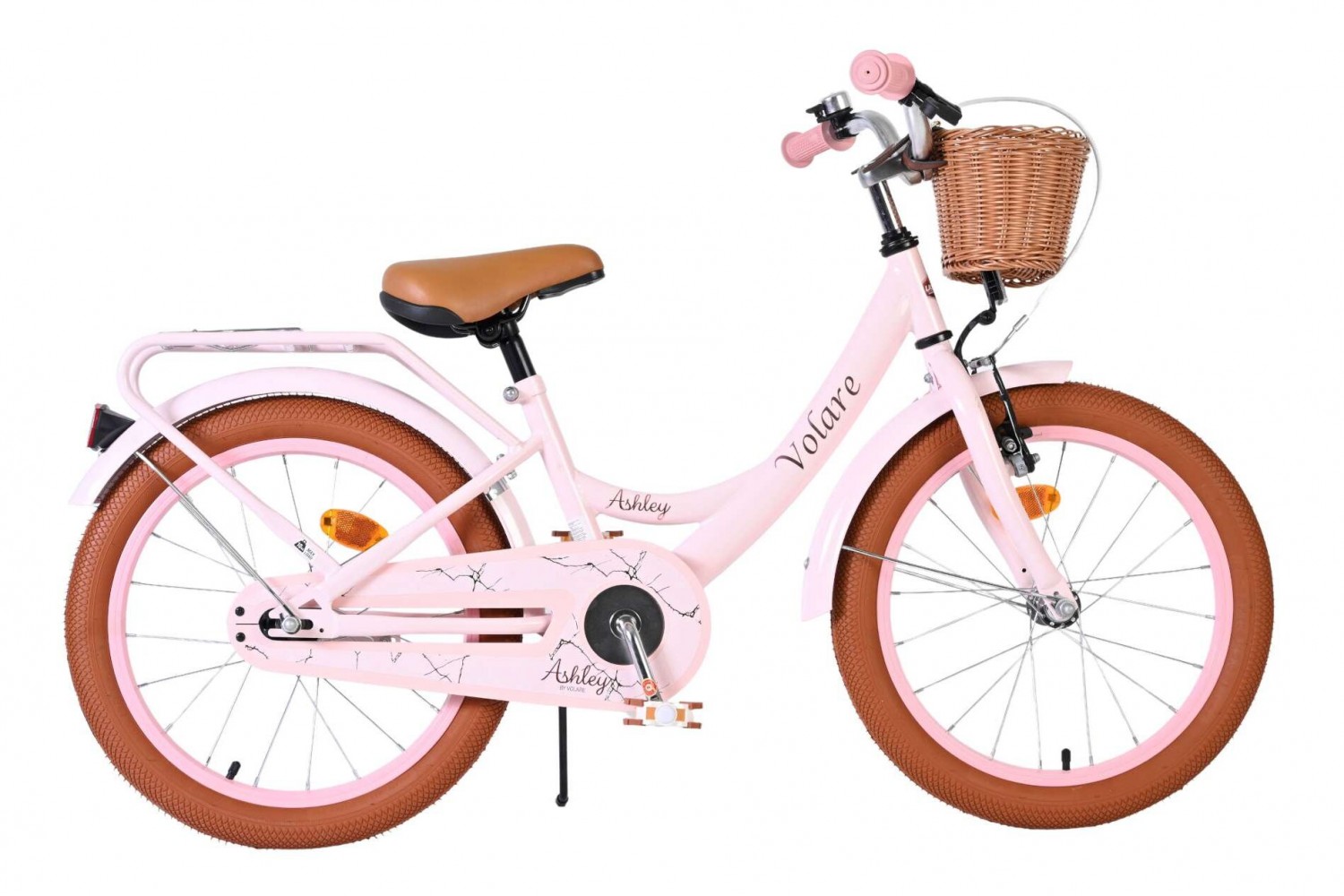 Volare Ashley Kinderfiets Meisjes 18 inch Roze