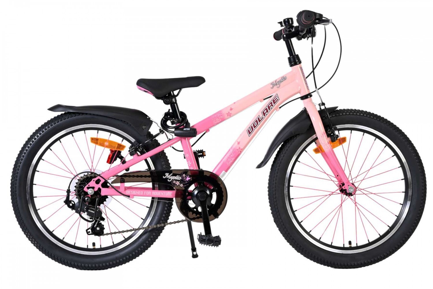 Volare Mystic Kinderfiets 20 inch Roze | 7 versnellingen Volare Mystic Kinderfiets 20 inch Roze | 7 versnellingen
