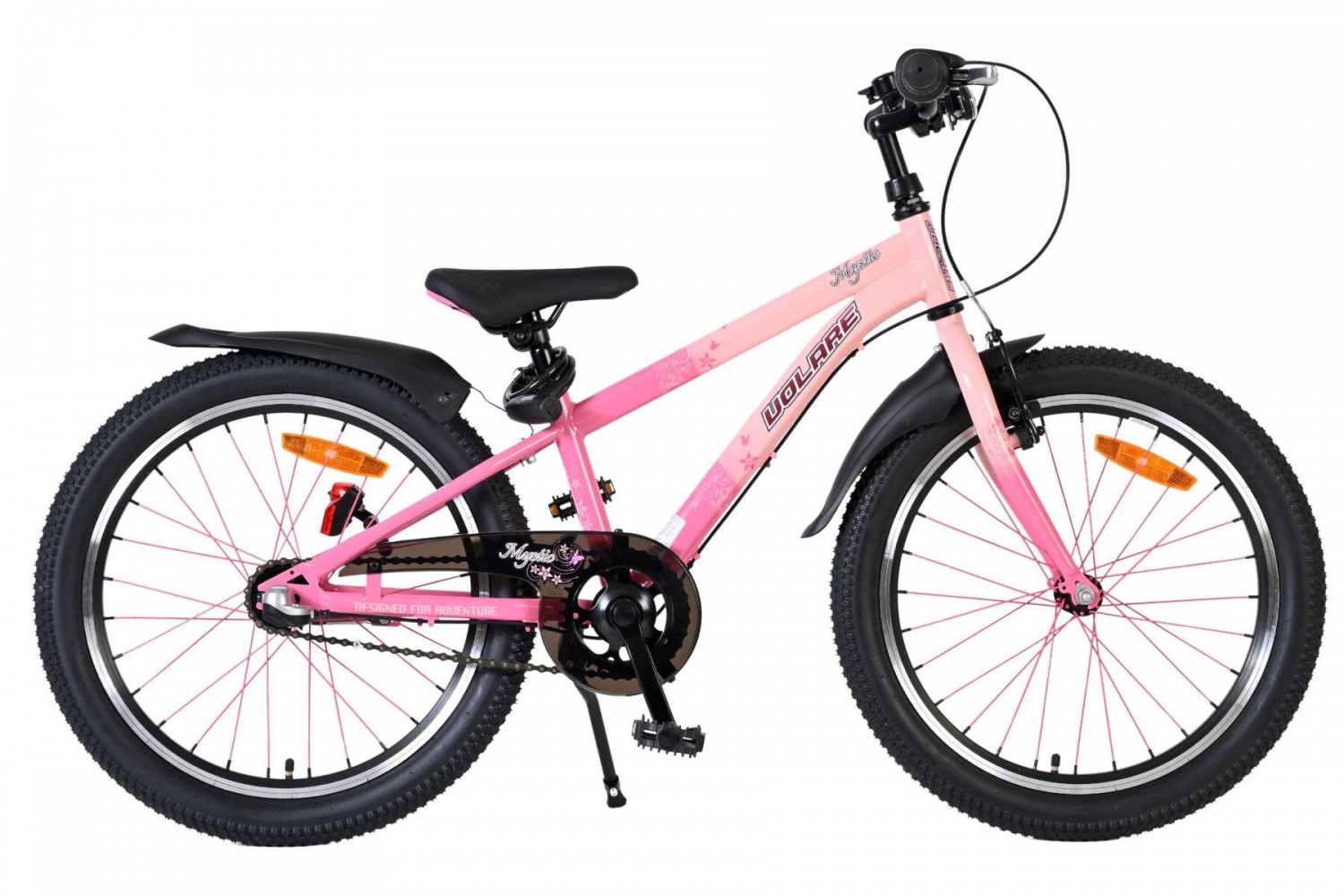 Volare Mystic Kinderfiets 20 inch Roze | 3 versnellingen