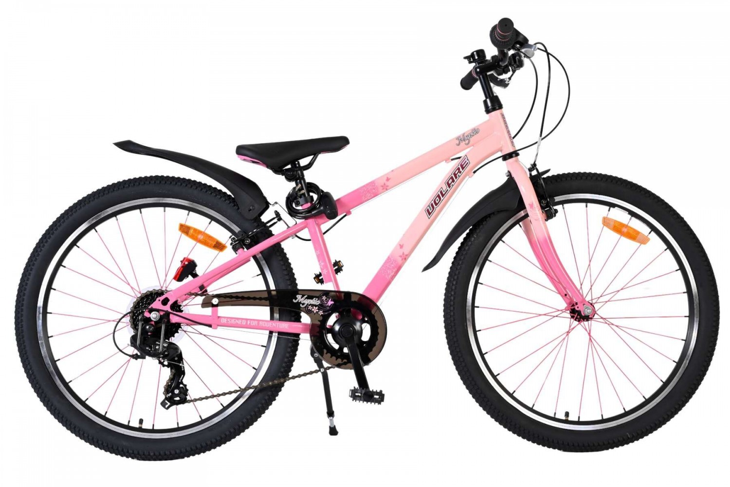 Volare Mystic Kinderfiets 24 inch Roze | 7 versnellingen Volare Mystic Kinderfiets 24 inch Roze | 7 versnellingen