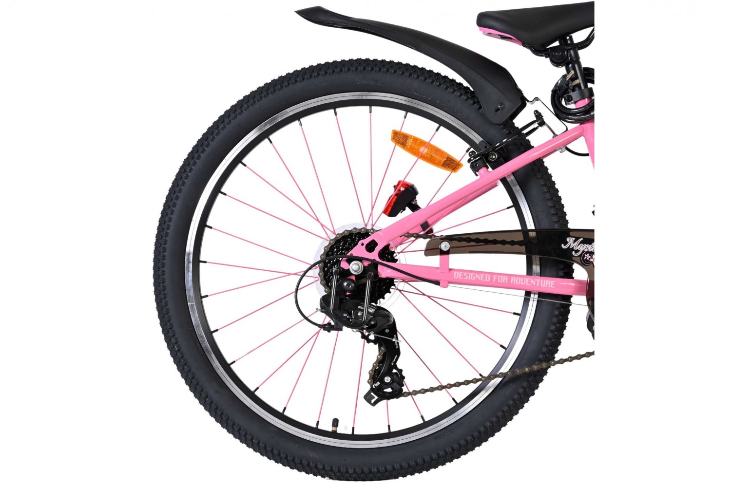 Volare Mystic Kinderfiets 24 inch Roze | 7 versnellingen Volare Mystic Kinderfiets 24 inch Roze | 7 versnellingen