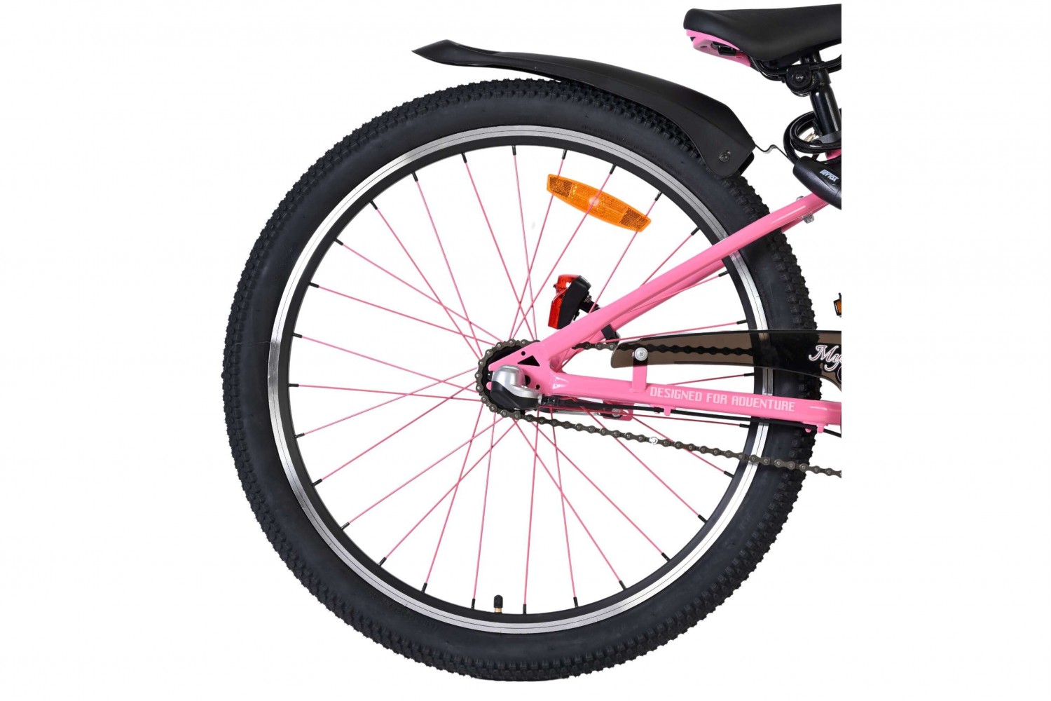 Volare Mystic Kinderfiets 24 inch Roze | 3 versnellingen