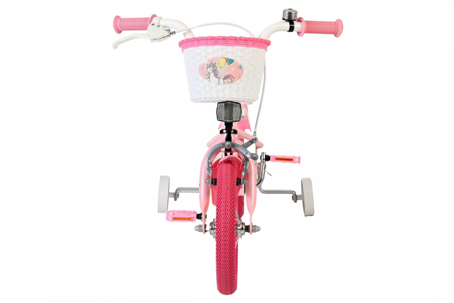 Volare Unicorn Kinderfiets Meisjes 12 inch Roze