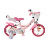 Volare Unicorn Kinderfiets Meisjes 12 inch Roze | Twee Handremmen