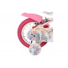 Volare Unicorn Kinderfiets Meisjes 12 inch Roze | Twee Handremmen