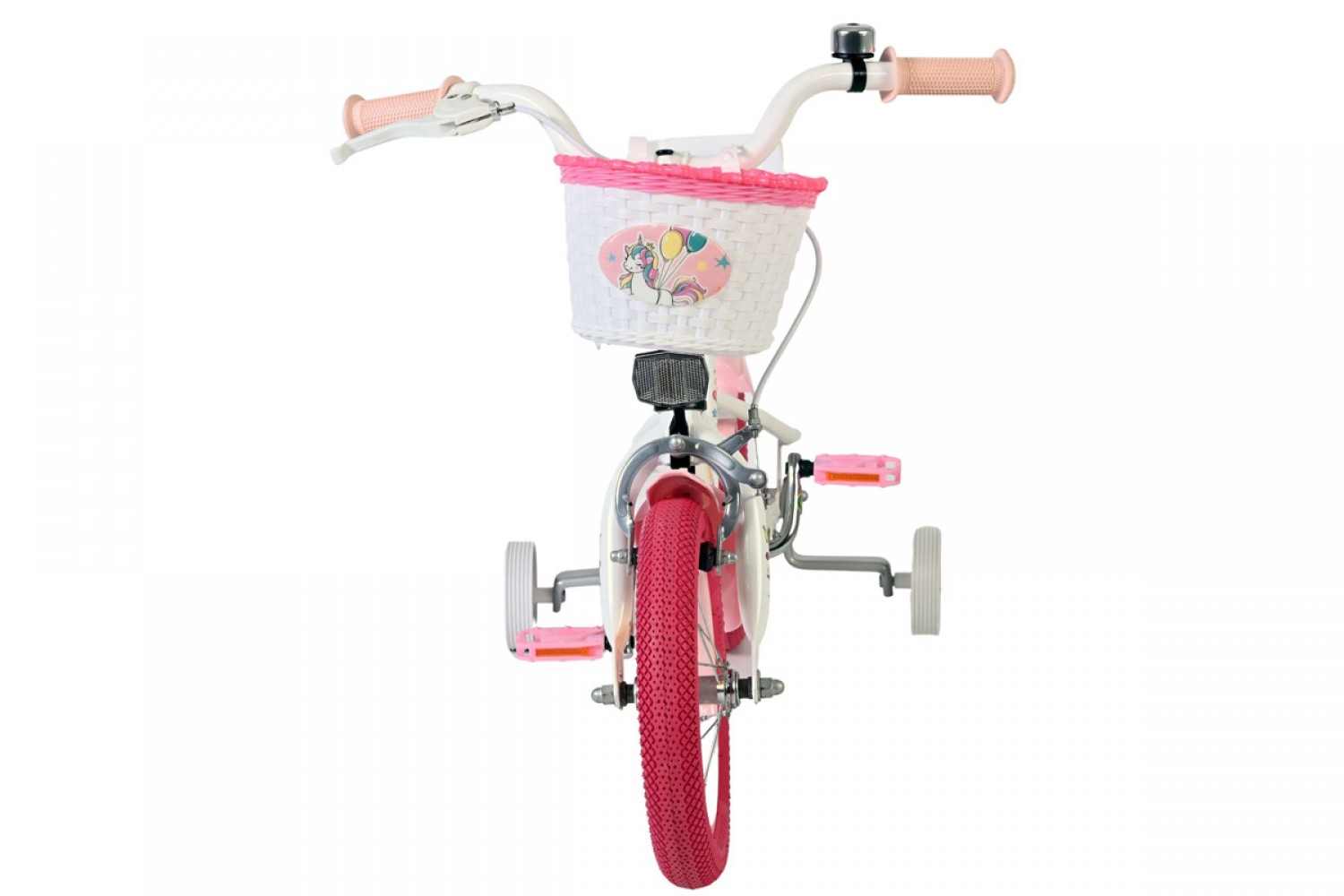 Volare Unicorn Kinderfiets Meisjes 12 inch Wit