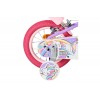 Volare Unicorn Kinderfiets Meisjes 12 inch Paars | Twee Handremmen