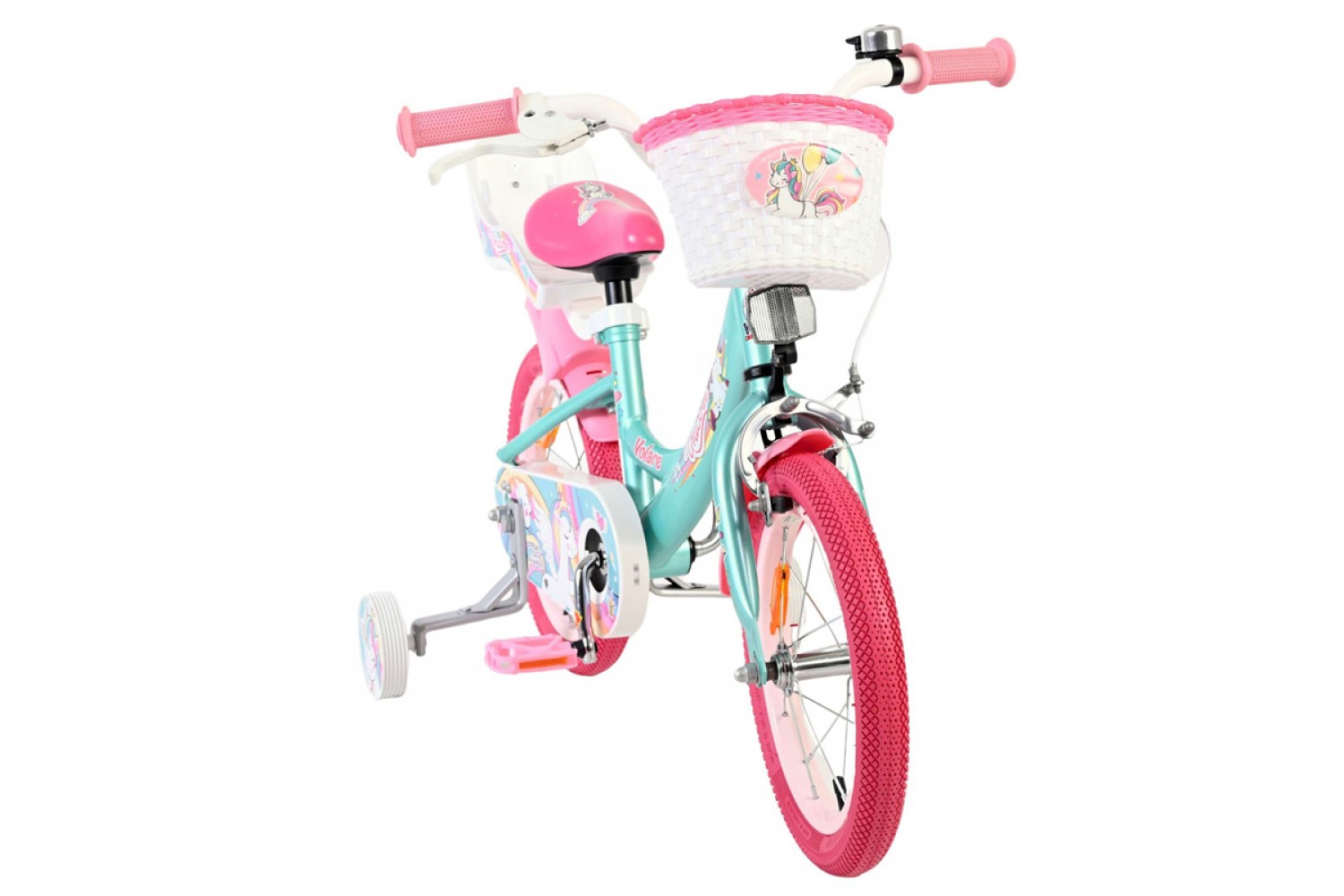Volare Unicorn Kinderfiets Meisjes 14 inch Groen