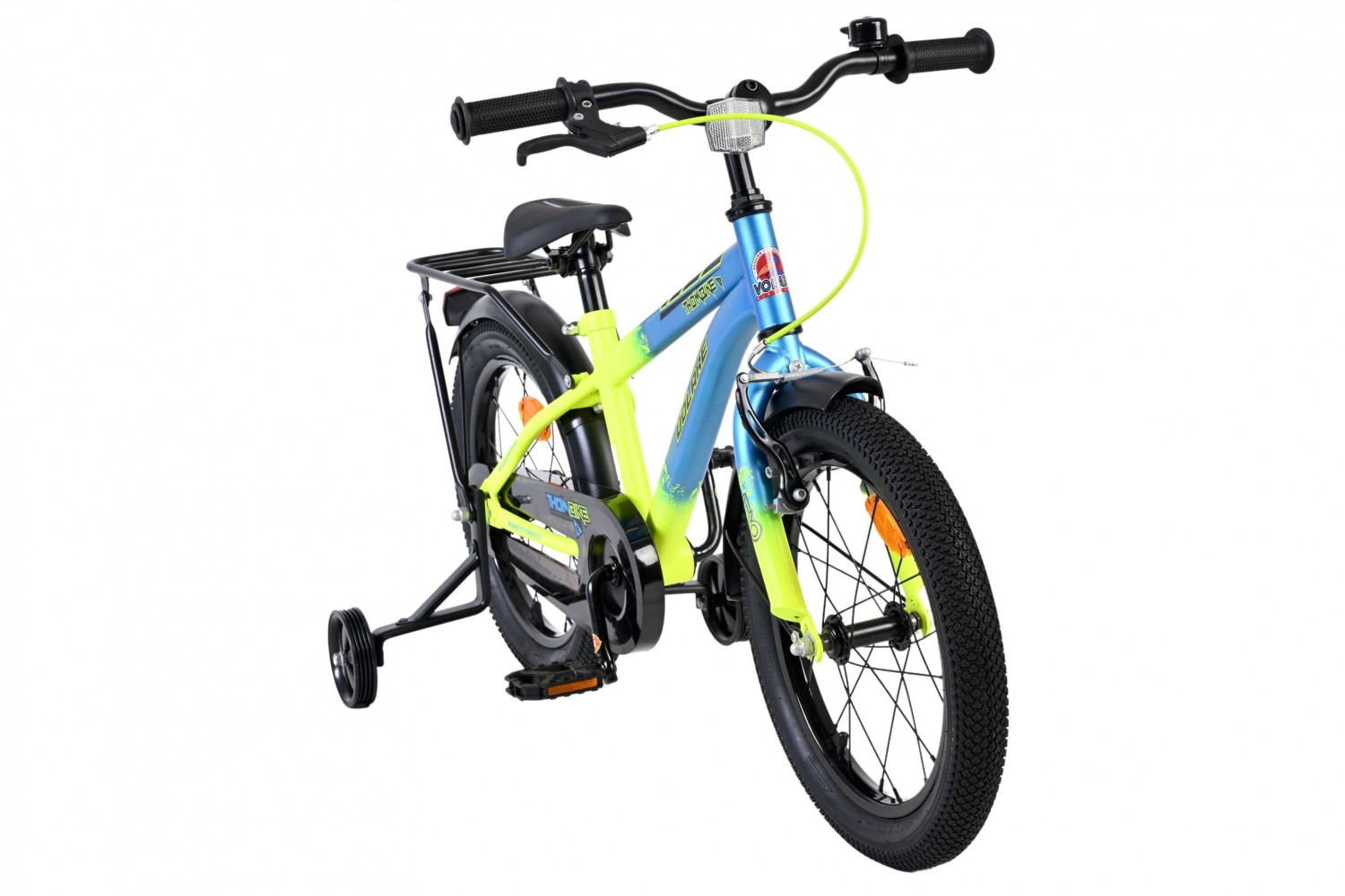 Volare Thombike Kinderfiets Jongens 16 inch Blauw Geel Volare Thombike Kinderfiets Jongens 16 inch Blauw Geel