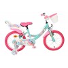 Volare Unicorn Kinderfiets Meisjes 16 inch Groen | Twee Handremmen