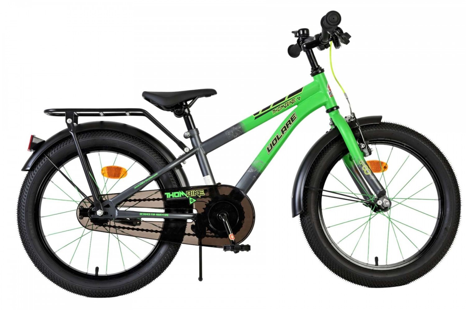 Volare Thombike Kinderfiets Jongens 18 inch Groen Grijs