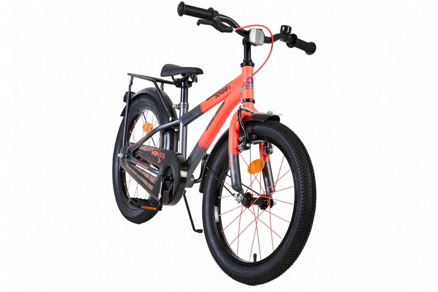 Volare Thombike Kinderfiets Jongens 18 inch Oranje Grijs Volare Thombike Kinderfiets Jongens 18 inch Oranje Grijs