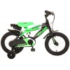 Volare Sportivo Jongensfiets 14 inch Neon Groen Zwart | 2 handremmen