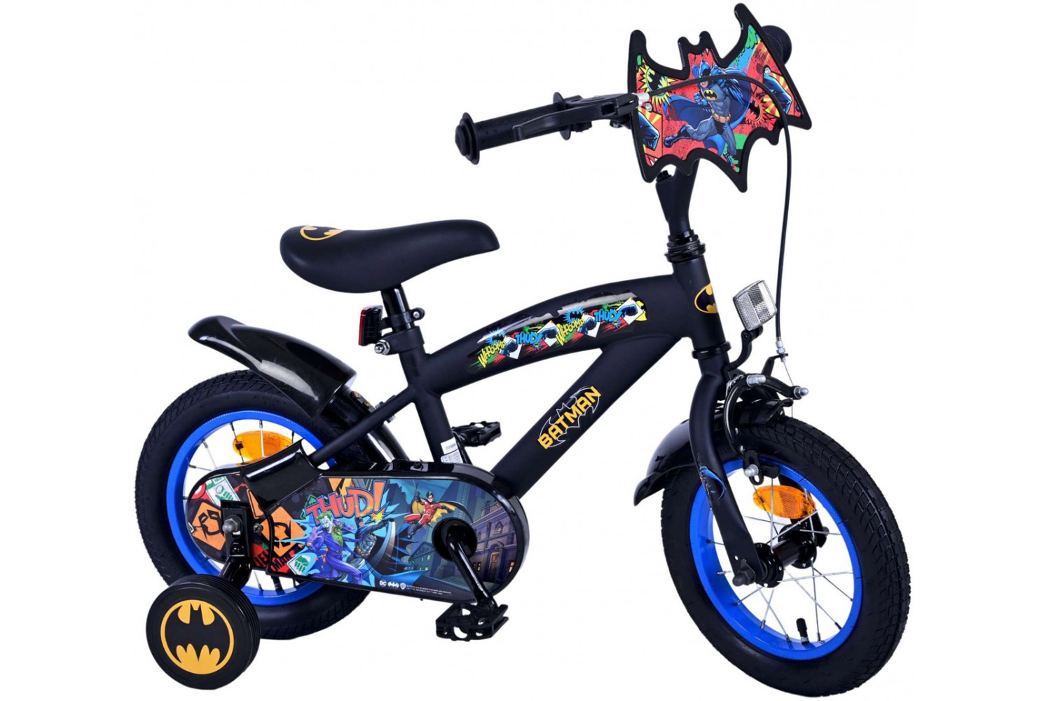 Batman Jongensfiets 12 inch Zwart