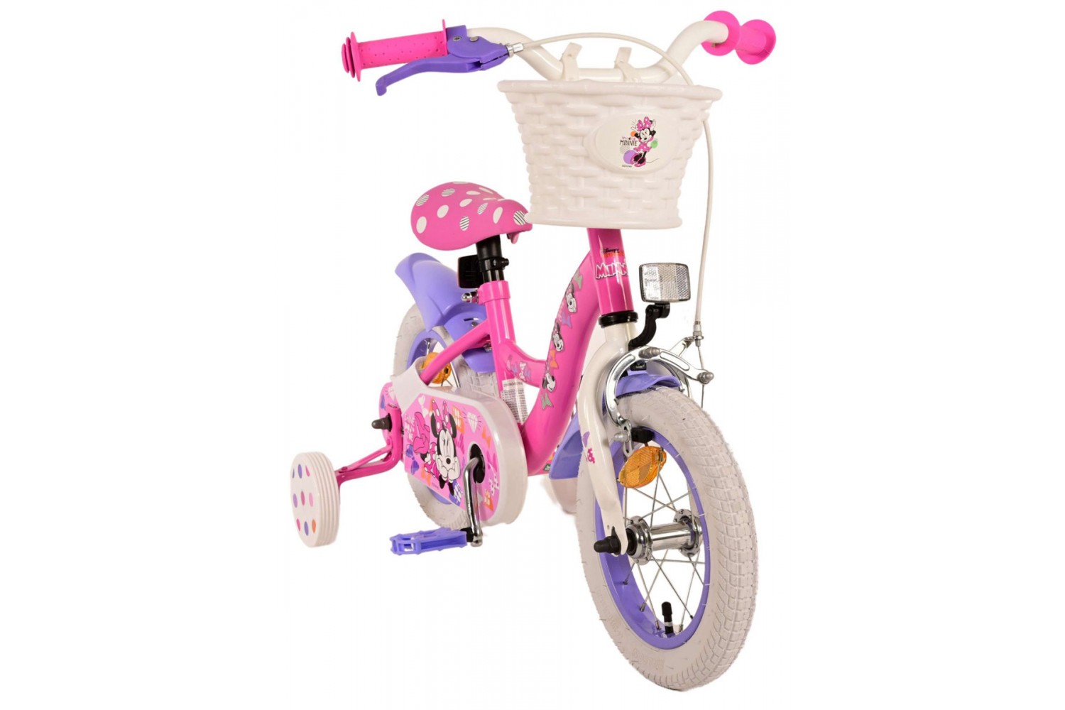 Minnie Cutest Ever! Meisjesfiets 12 inch Roze