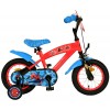 Spider-Man Jongensfiets 12 inch Blauw/Rood