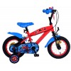 Ultimate Spider-Man Kinderfiets Jongens 12 inch Blauw/Rood | 2 handremmen