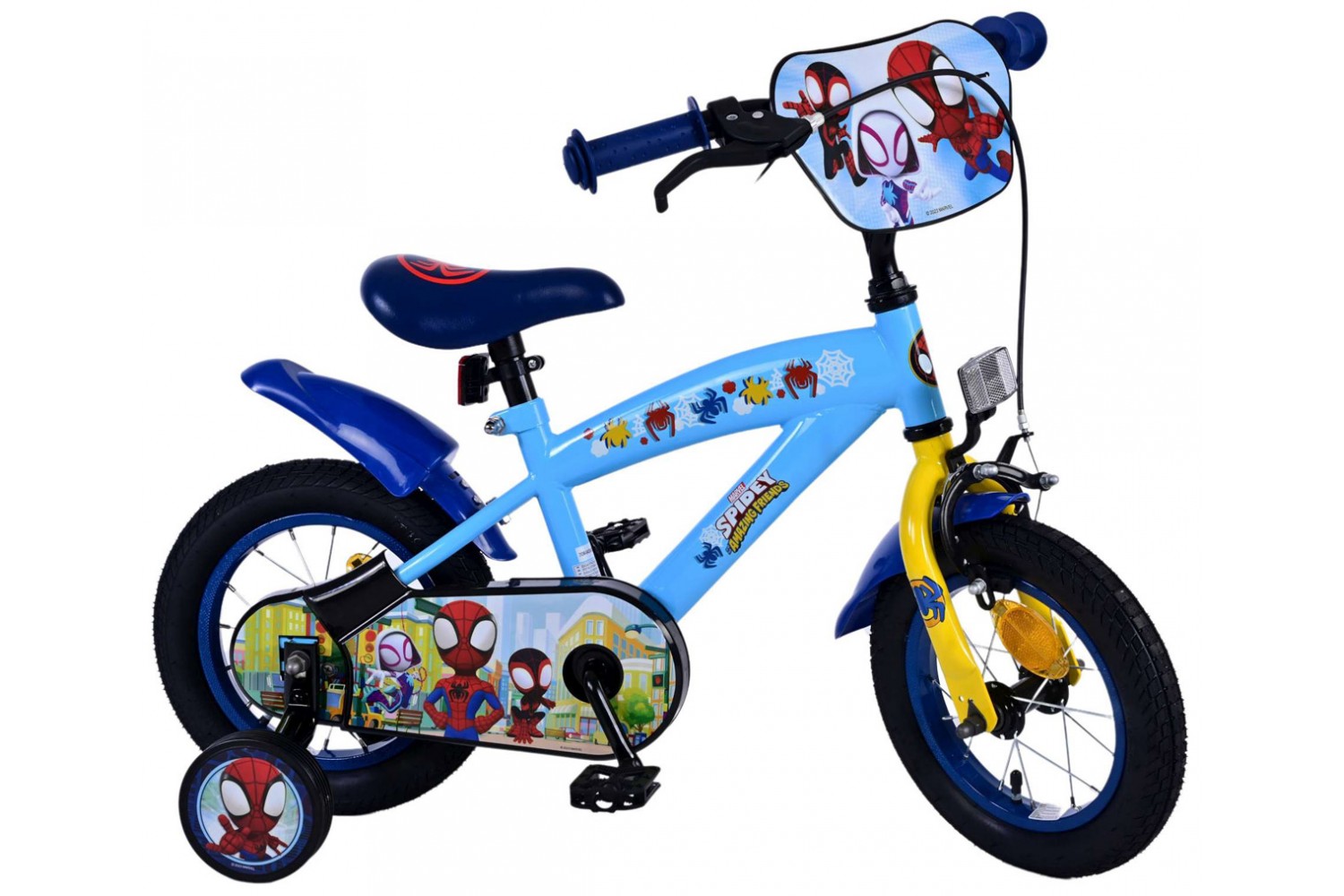 Spidey Kinderfiets Jongens 12 inch Blauw