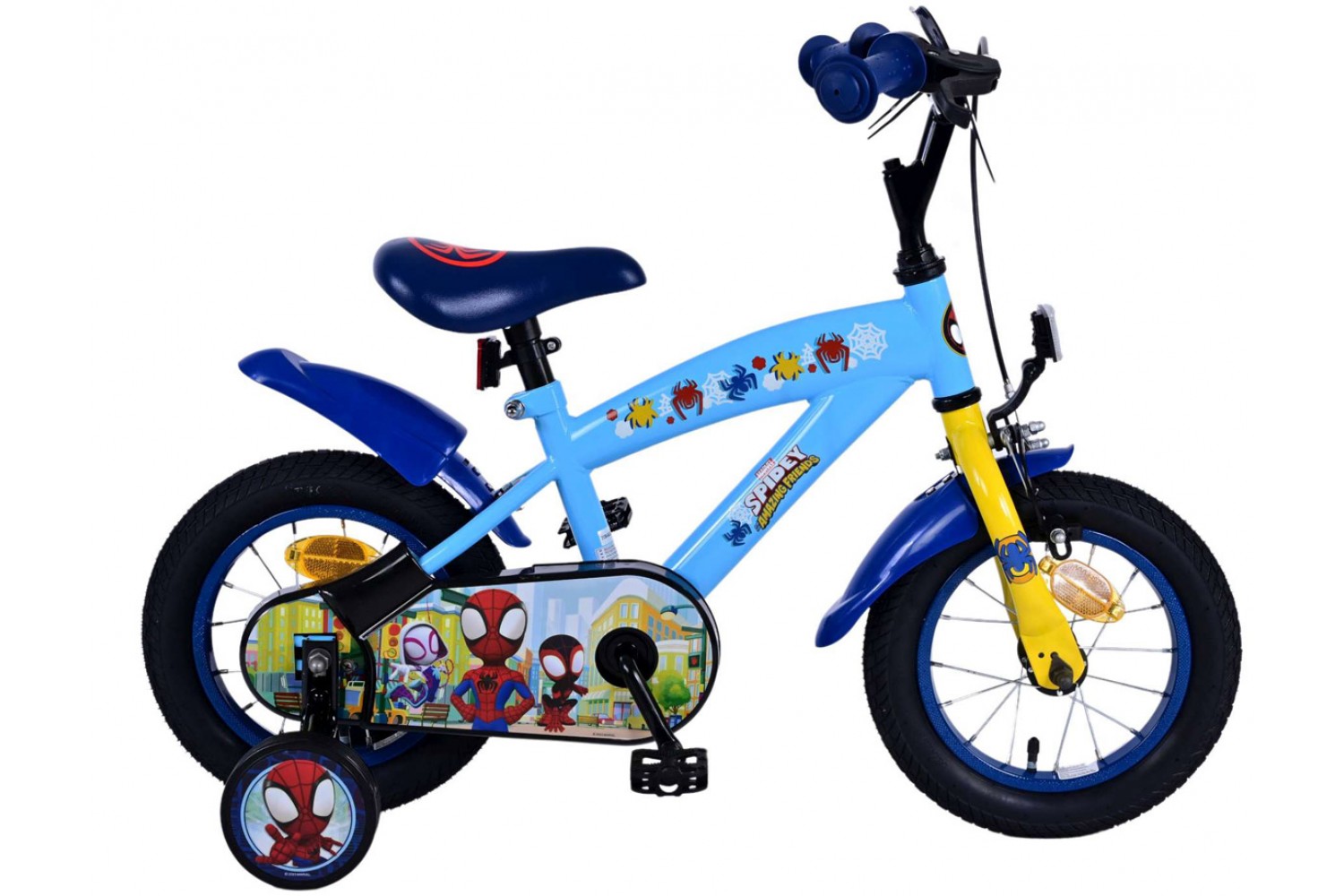 Spidey Kinderfiets Jongens 12 inch Blauw