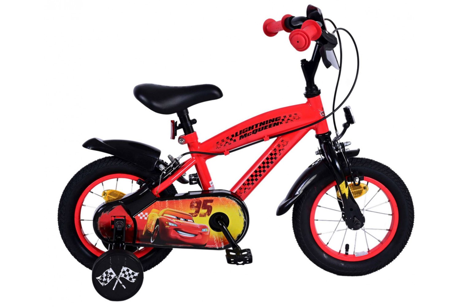 Disney Cars Kinderfiets Jongens 12 inch Cars 2 handremmen