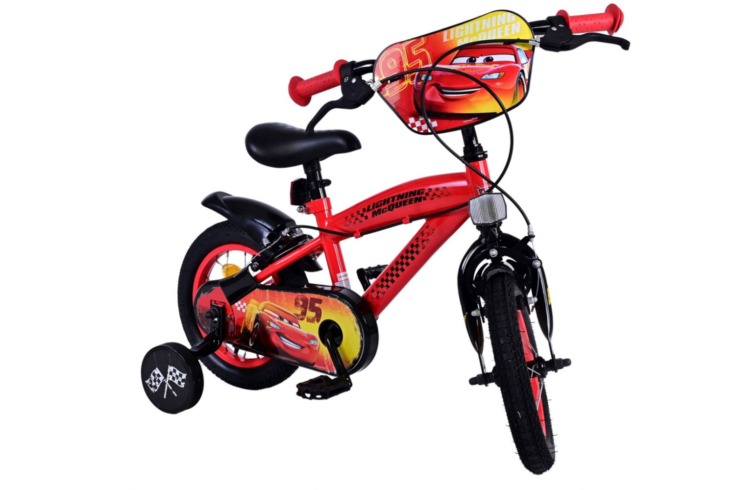 Disney Cars Kinderfiets Jongens 12 inch Cars 2 handremmen