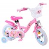 Disney Princess Kinderfiets Meisjes 12 inch Roze | 2 handremmen