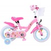 Disney Princess Kinderfiets Meisjes 12 inch Roze | 2 handremmen