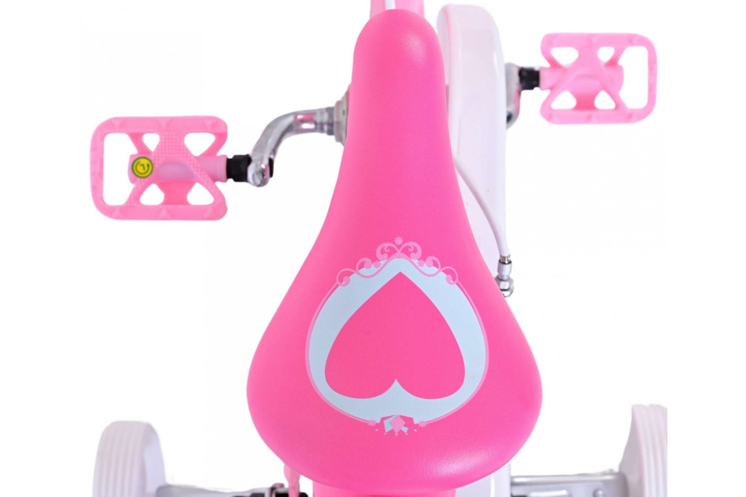 Disney Princess Kinderfiets Meisjes 12 inch Roze | 2 handremmen