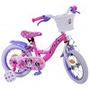 Disney Minnie Kinderfiets Meisjes 14 inch Roze | 2 handremmen