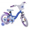 Disney Frozen 2 Kinderfiets Meisjes 14 inch Blauw/Paars | 2 handremmen