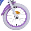 Disney Frozen 2 Kinderfiets Meisjes 14 inch Blauw/Paars | 2 handremmen