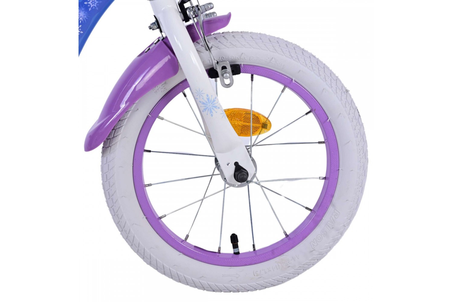 Disney Frozen 2 Kinderfiets Meisjes 14 inch Blauw/Paars | 2 handremmen